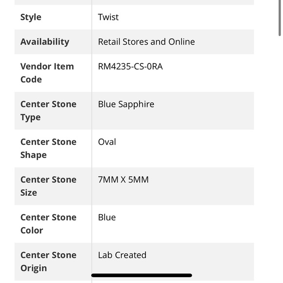 Oval Blue Sapphire and Diamond Birthstone Twist Ring in 10KT Rose Gold - Picture 3 of 7